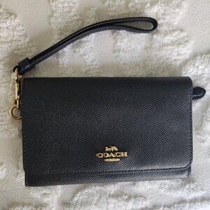 Coach F30205 Flap Phone Wallet - IM/Midnight
